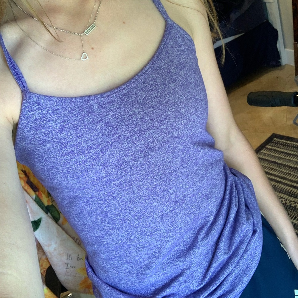 Purple LuLuLemon Power Y Tank Top